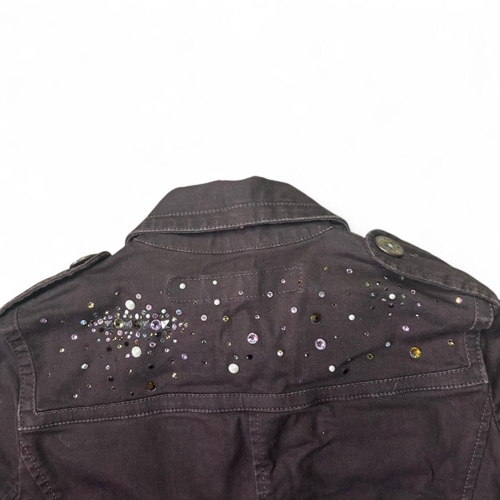 Votre Nom Brown Bling Utility Jacket - Picture 6 of 8